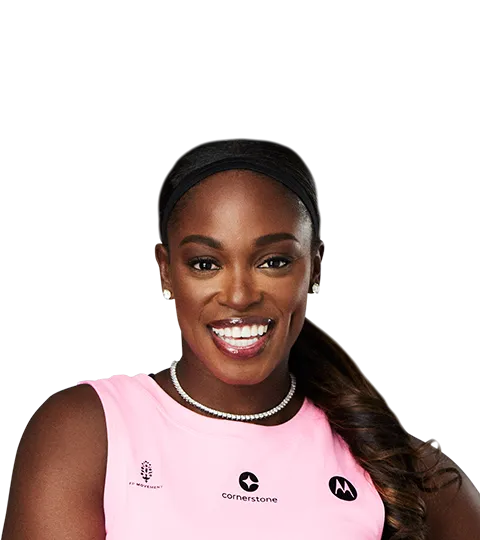 Photo: tennis.com Sloane Stephens vs Clara Tauson